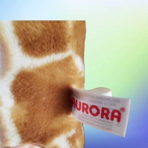 AURORA 10" Plush Jolie Hand Puppet Giraffe - Picture 5 of 5